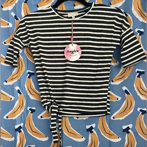 Hayden Girls - Striped Tee